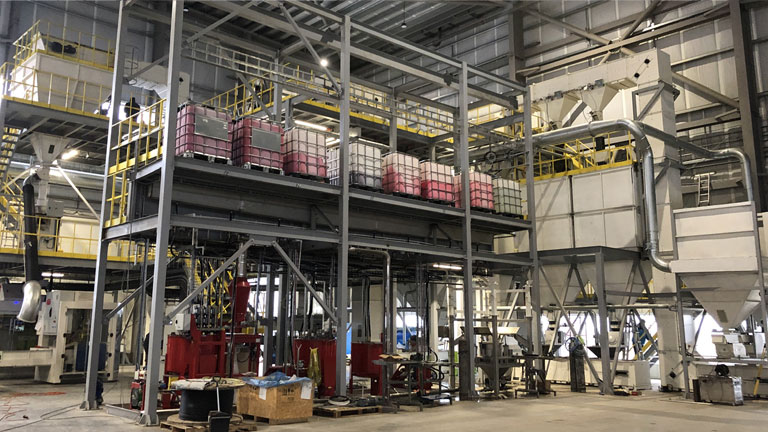 Sunflower and corn seed processing at Lidea