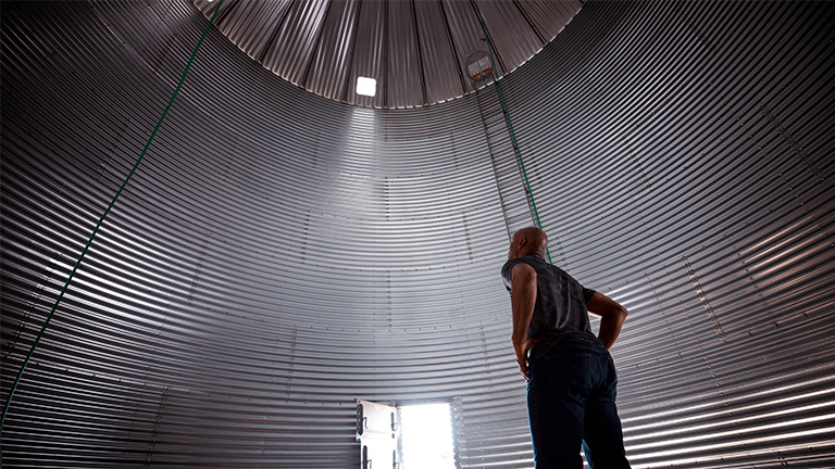 Safe grain storage